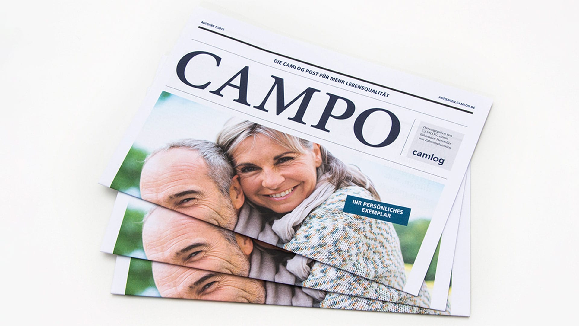 SAHARA Werbeagentur entwickelt neues Zeitungsformat für seinen Kunden Camlog zur Steigerung der Bekanntheit bei Patienten