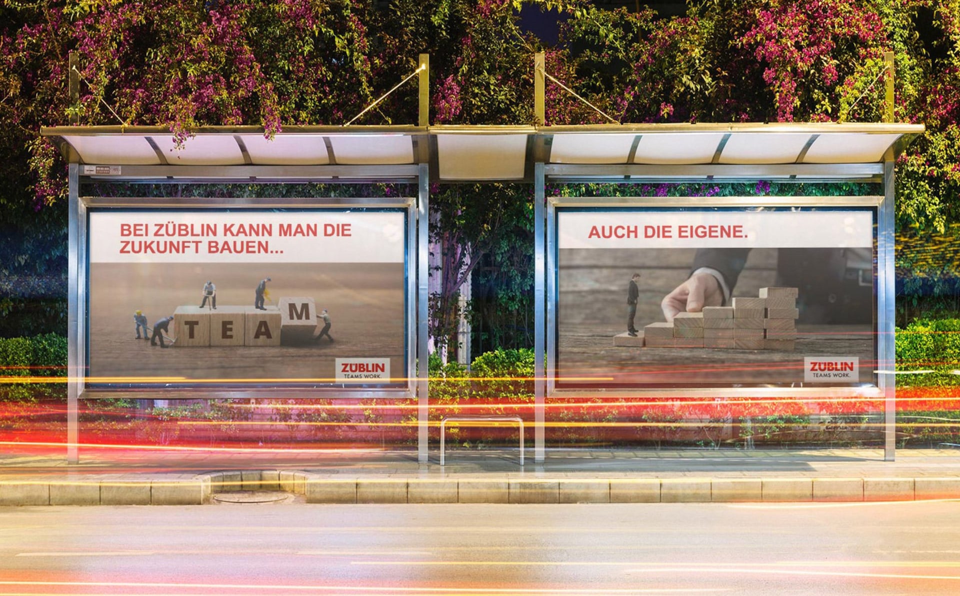 SAHARA Werbeagentur Referenz Züblin