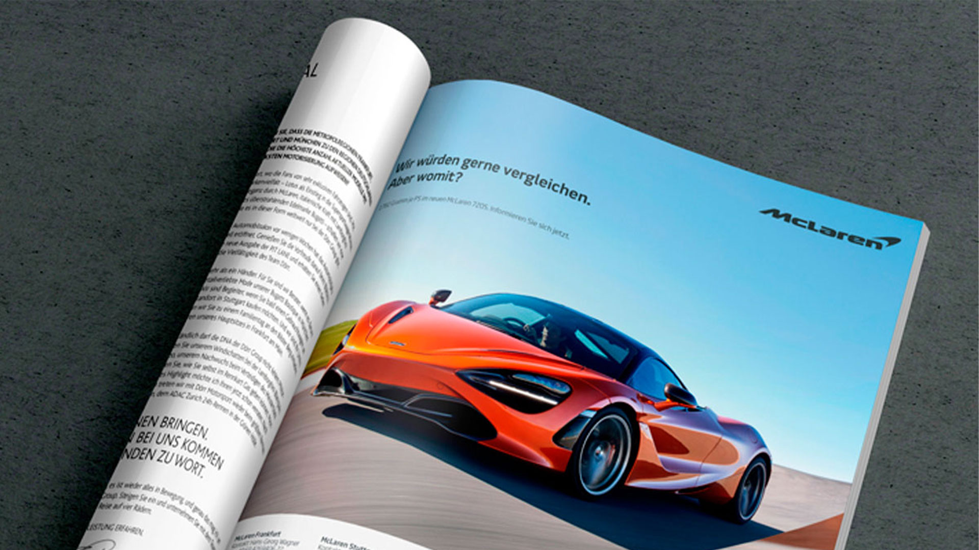 Markteinführungskampagne zum neuen McLaren 720S für die Dörr Group
