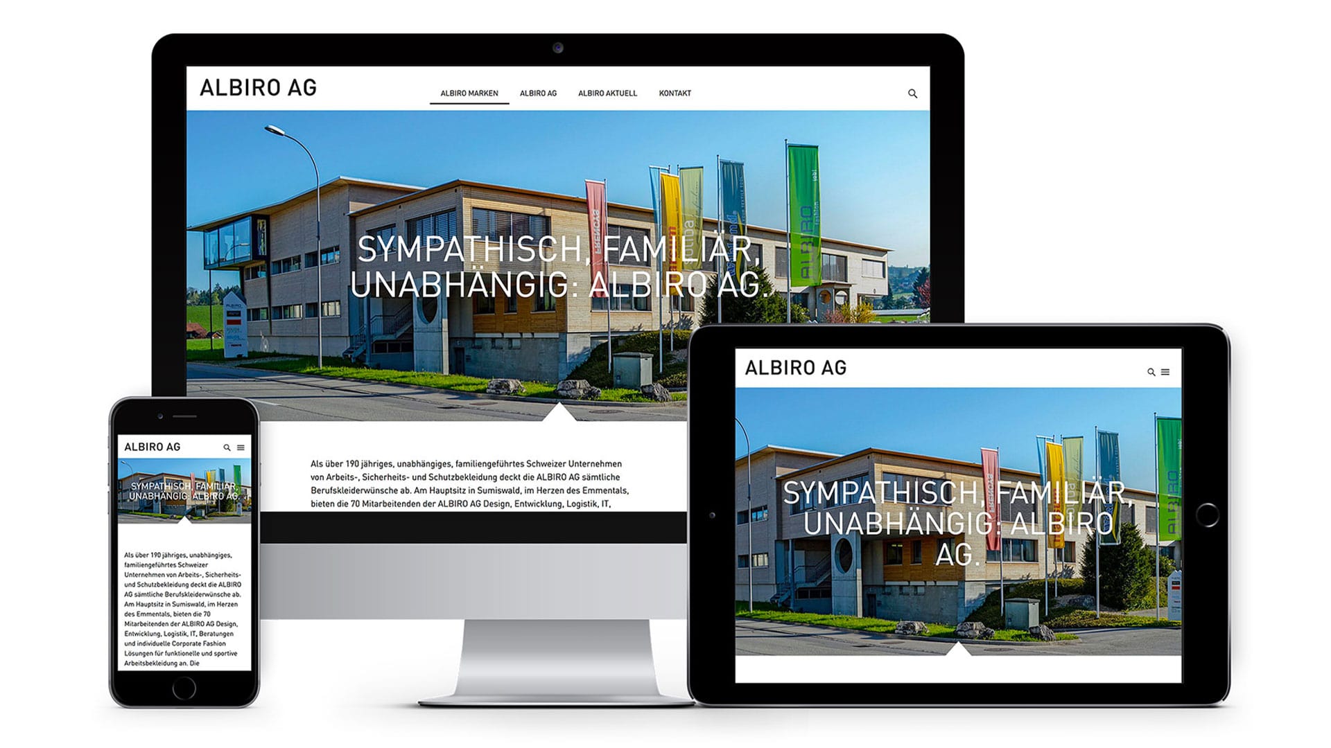 SAHARA entwickelt neuen Auftritt für den Schweizer Marktführer im Bereich Berufsbekleidung